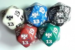 Complete Set of 5 Innistrad: Crimson Vow VOW Spindown D20 Dice MTG Magic